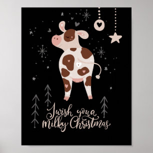 milky christmas poster