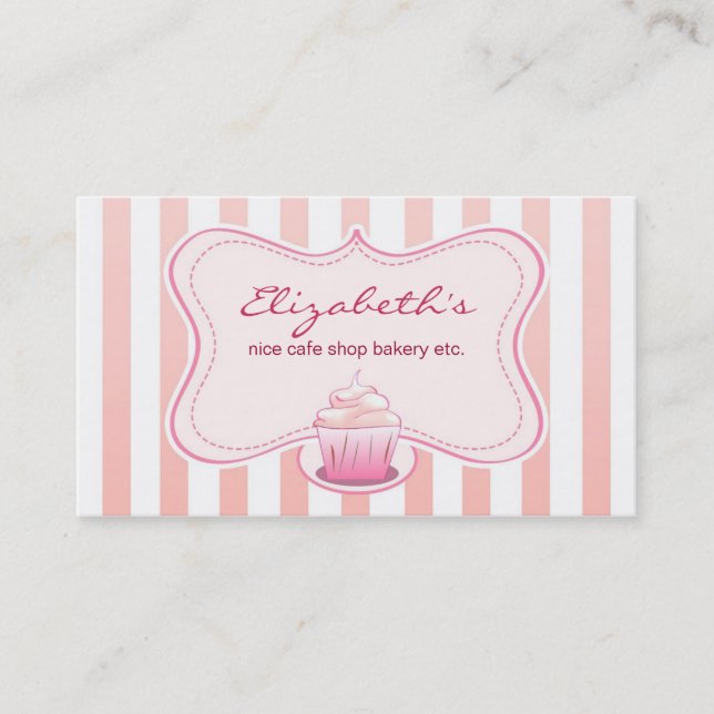 milky cupcake business card (Front)