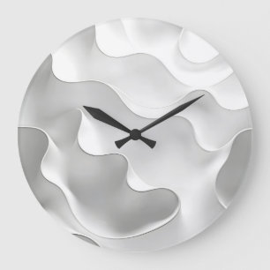 Milky Waves Large Clock