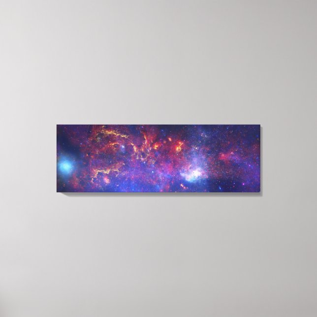 Milky Way, Astronomy Print, NASA, Space, Hubble Canvas Print (Front)