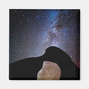 Milky way at night, California Magnet