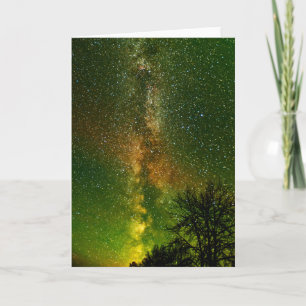 Milky Way & Aurora Borealis   Ontario Canada Card