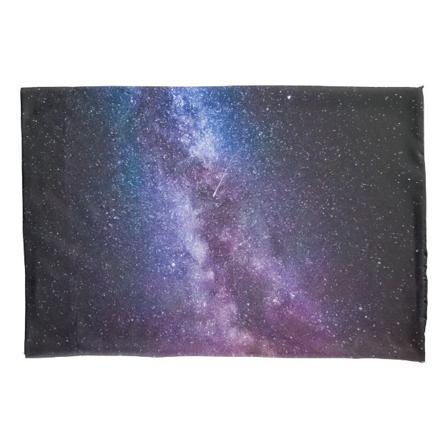 Milky way bright colors pillowcase (Front)