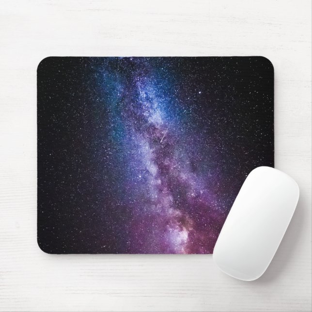 Milky way bright colours mouse mat (With Mouse)
