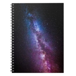 Milky way bright colours notebook