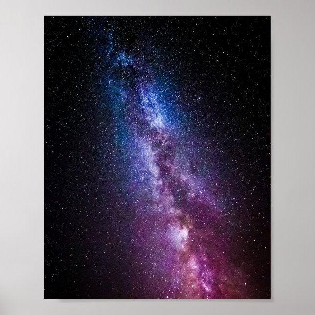 Milky way bright colours poster (Front)