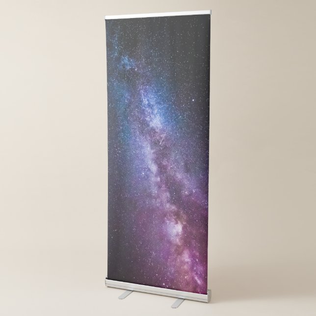 Milky way bright colours retractable banner (3/4)