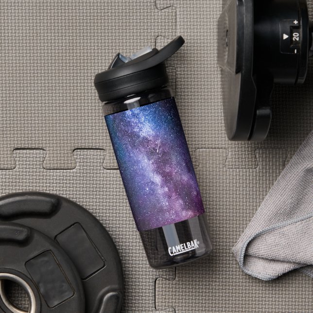 Milky way bright colours water bottle (Gym)