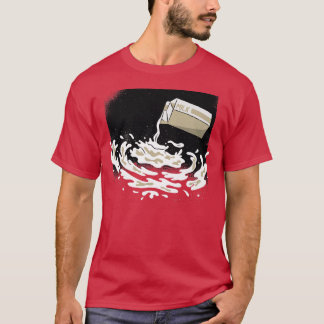 Milky Way Carton Astronaut Astral Cosmic Design Fo T-Shirt