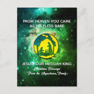 Milky Way Christmas Nativity Holiday Postcard