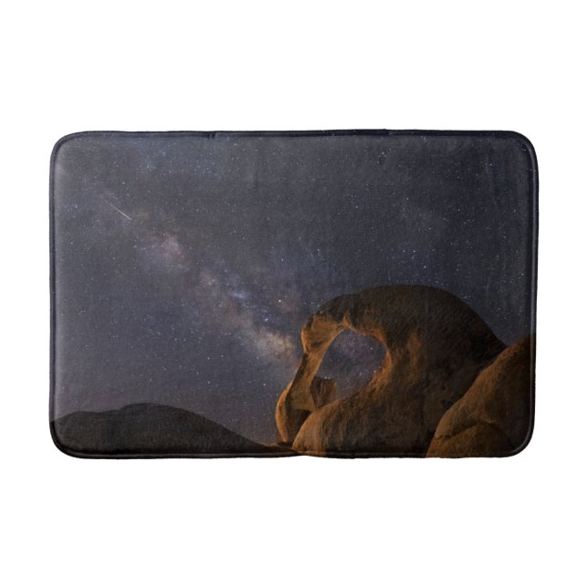 Milky Way & Cyclops Arch | Alabama Hills Bath Mat (Front)