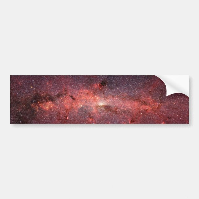 Milky Way Galactic Centre, Stars, Clouds, Clusters Bumper Sticker (Front)