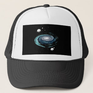 Milky Way Galaxy Art Trucker Hat