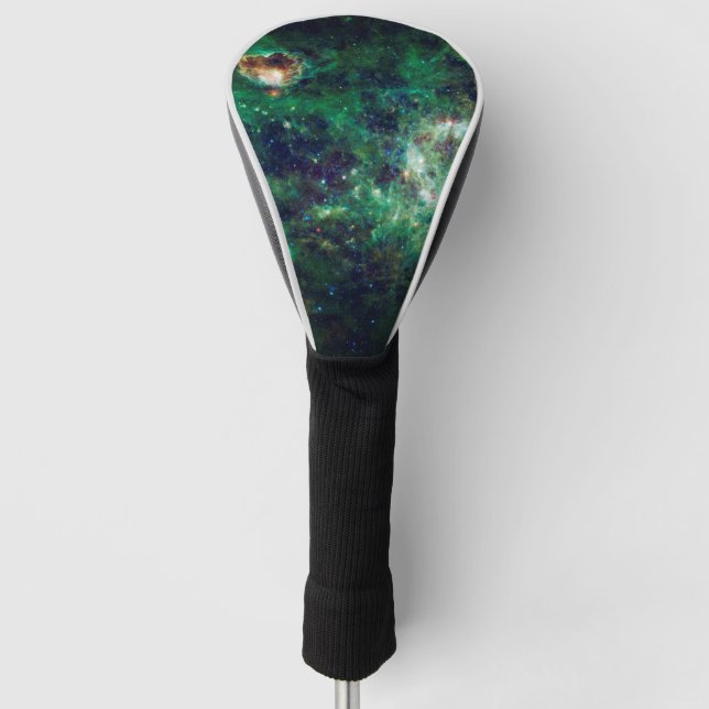 Milky Way galaxy Cosmic Space Golf Head Cover (Front)