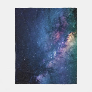 Milky Way Galaxy Fleece Blanket