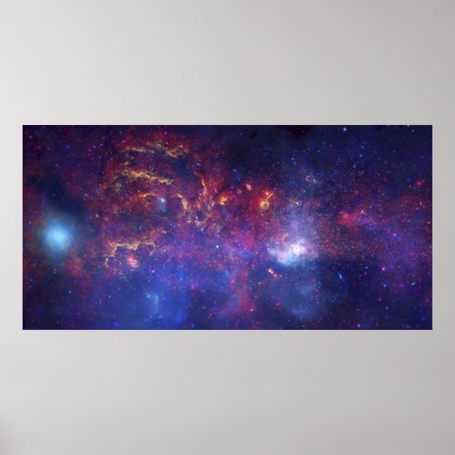 Milky Way Galaxy - Our Beautiful Neighbourhood Poster (Front)
