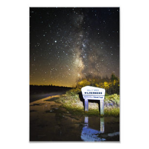 Milky Way Galaxy over Dolly Sods, WV Photo Print