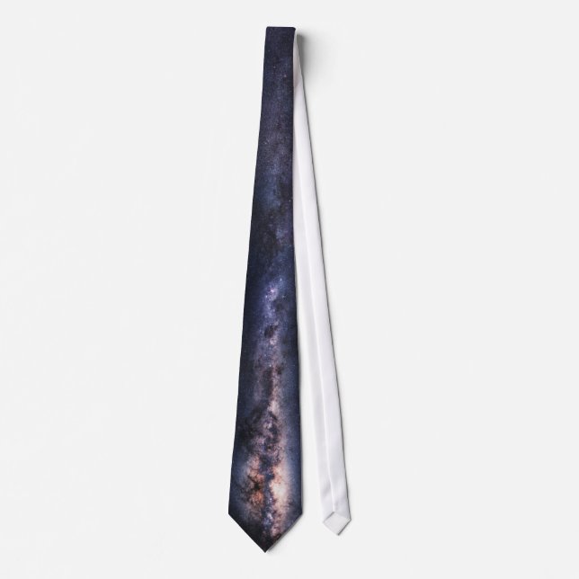 Milky Way Galaxy Panorama Tie (Front)