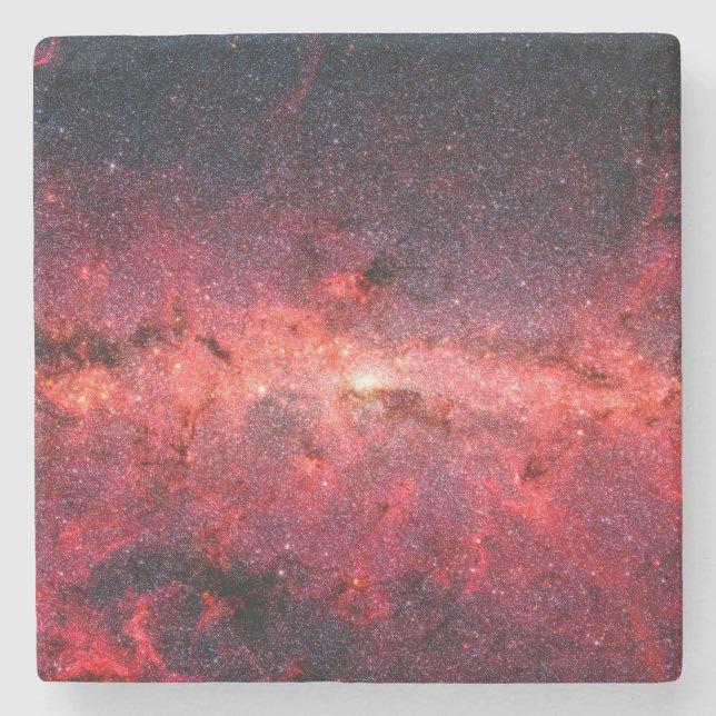 Milky Way Galaxy Stone Coaster (Front)