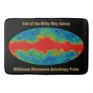 Milky Way Galaxy Veil Over WMAP Universe   Bath Mat