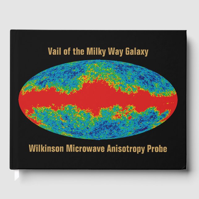 Milky Way Galaxy Veil Over WMAP Universe   Guest Book (Front)