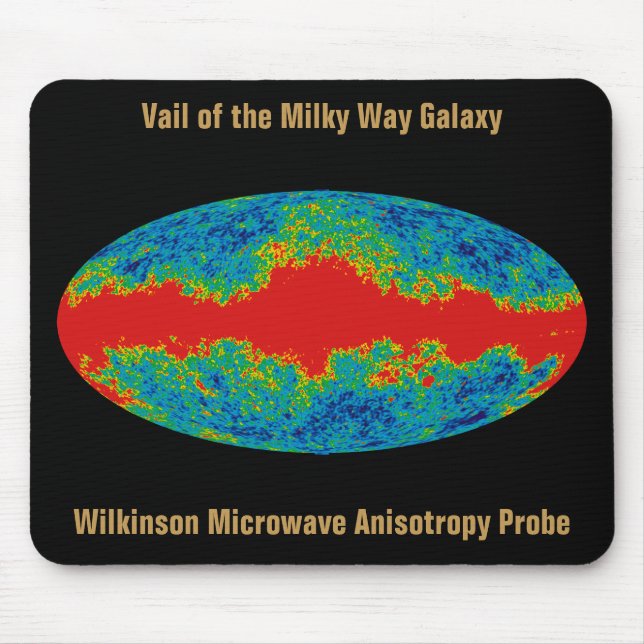 Milky Way Galaxy Veil Over WMAP Universe   Mouse Mat (Front)