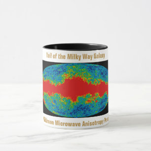 Milky Way Galaxy Veil Over WMAP Universe Mug