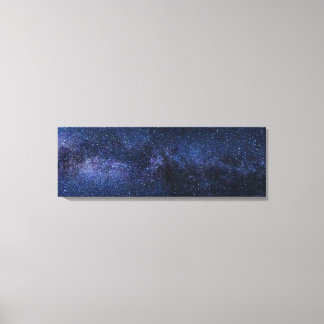 milky way galaxy wrapped canvas