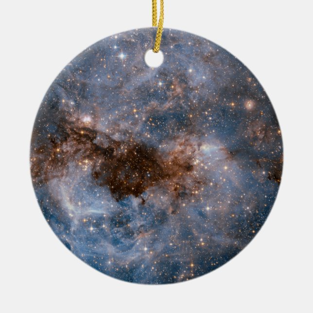 Milky Way Heart Space Astronomy Galaxy Spectacular Ceramic Tree Decoration (Front)