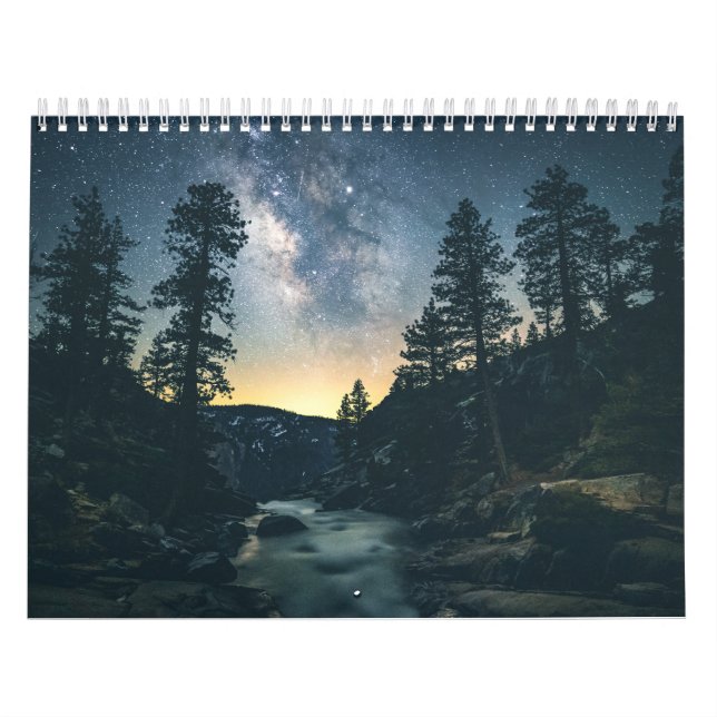 Milky Way Mountain Landscapes Calendar (Cover)