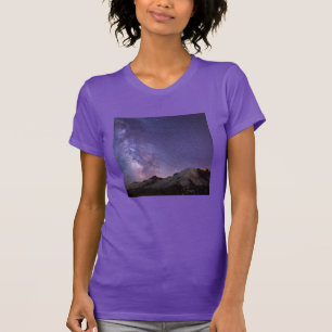 Milky Way & Mt. Rainier Washington State T-Shirt