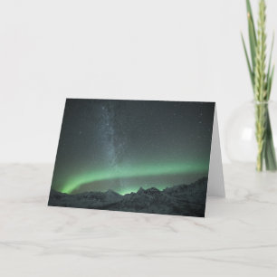 Milky Way Northern Lights Card
