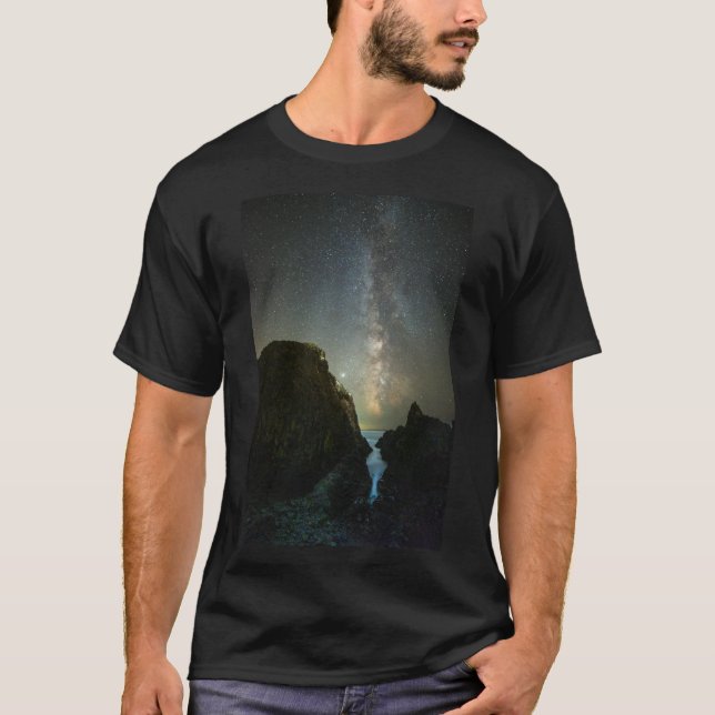 Milky Way Oregon Coast T-Shirt (Front)