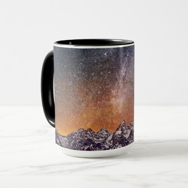 Milky Way over Grand Teton Mug (Front Left)
