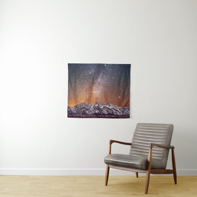 Milky Way over Grand Teton Tapestry (In Situ (Horizontal))