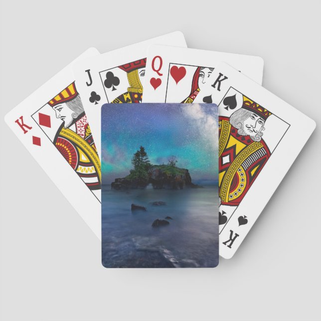 Milky Way over Hollow Rock Playing Cards (Back)