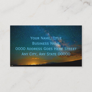 Milky Way over Taos, New Mexico Business Card