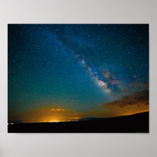 Milky Way over Taos, New Mexico Poster