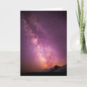Milky Way   Over the Shoulder of Mt. Rainier Card