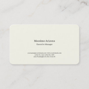 Milky Way Plain Professional Modern Minimailst Business Card