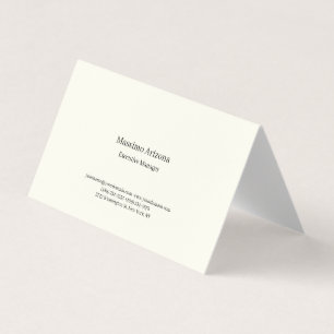 Milky Way Plain Professional Modern Minimailst Business Card