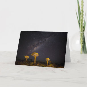 Milky Way Quiver Tree   Keetmanshoop Namibia Card