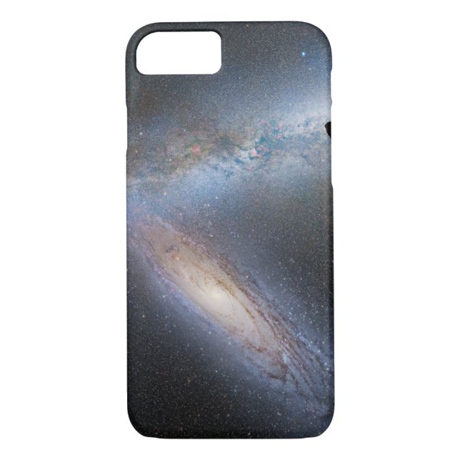 Milky Way Spiral Galaxy Sky Space Universal Case-Mate iPhone Case (Back)