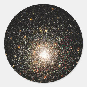 Milky Way Star Cluster Classic Round Sticker