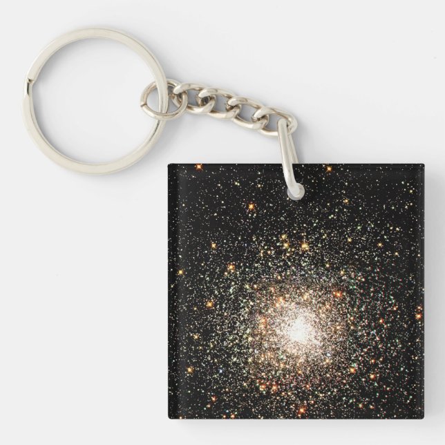 Milky Way Star Cluster Key Ring (Front)