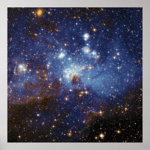 Milky Way Star Formation Stellar Nursery LH 95 Poster