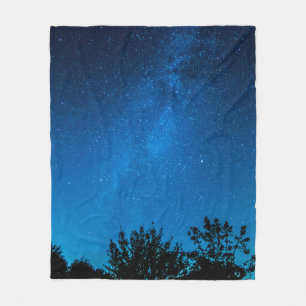 Milky way starry sky star fleece blanket