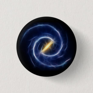 Milky Way Stars Spiral Galaxy 3 Cm Round Badge