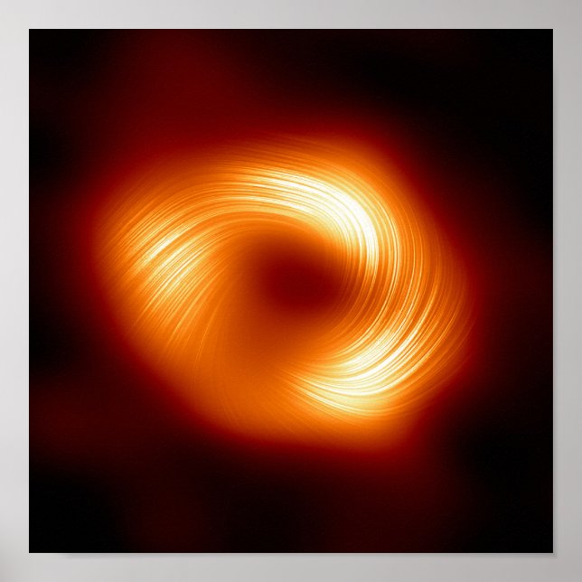 Milky Way Supermassive Black Hole Sagittarius A* Poster (Front)