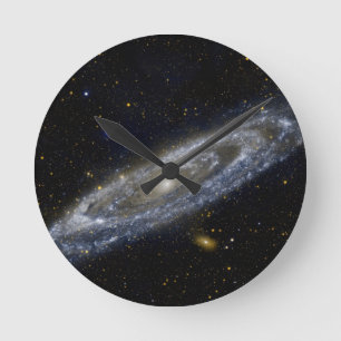 Milkyway Galaxy Art Round Clock